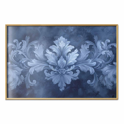 Poster - Blue Ornament in Cool Shades