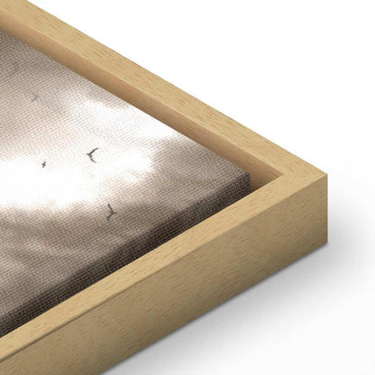 Leinwandbild - Birds in the Clouds (1 Part) Vertical