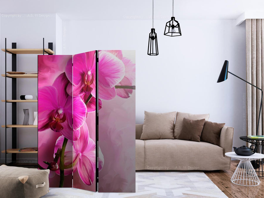 Paravent - Pink Orchid Artgeist