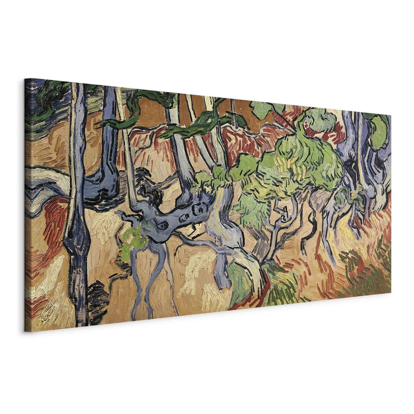 Leinwandbild - Tree roots (Vincent Van Gogh) Artgeist