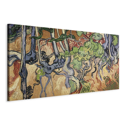 Leinwandbild - Tree roots (Vincent Van Gogh) Artgeist