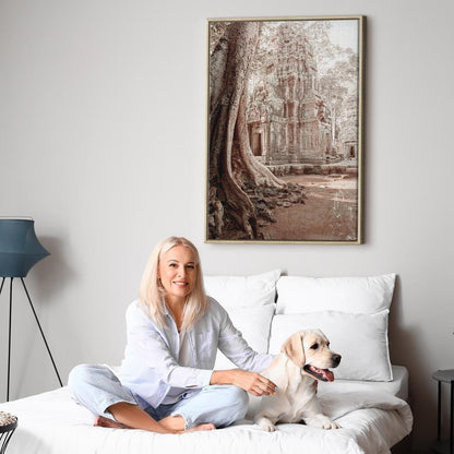 Leinwandbild - Ruins of Angkor (1 Part) Vertical