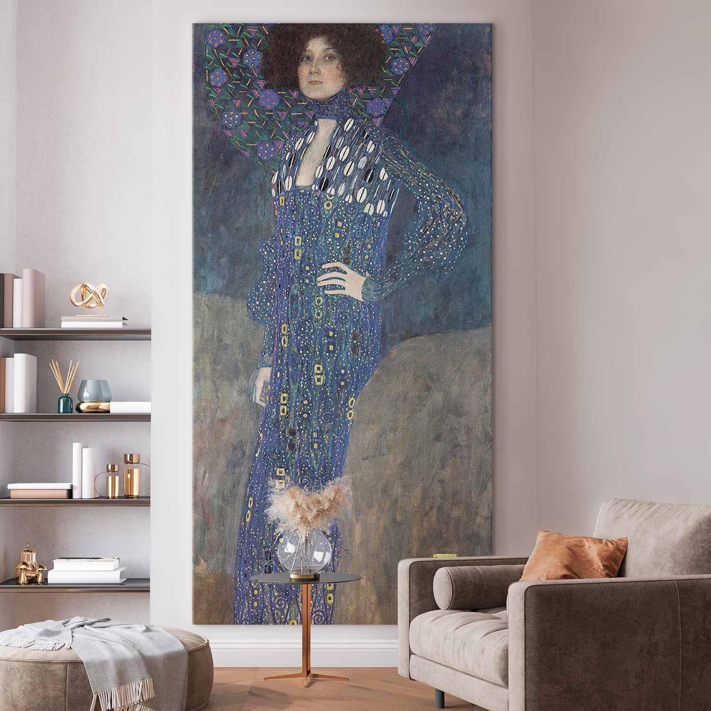 Wandbild XXL - Gustav Klimt – Miss Emilie Flöge