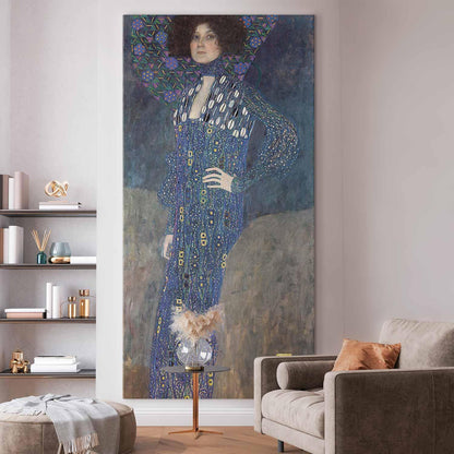 Wandbild XXL - Gustav Klimt – Miss Emilie Flöge