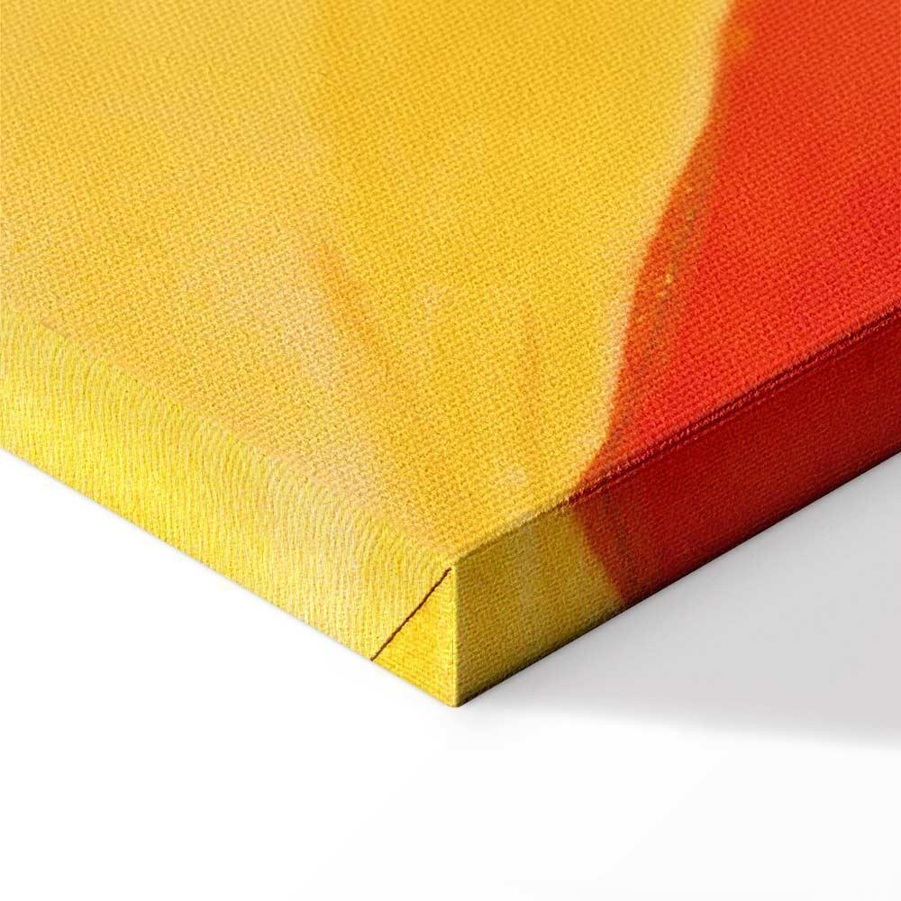 Leinwandbild - August Macke – With a Yellow Jacket