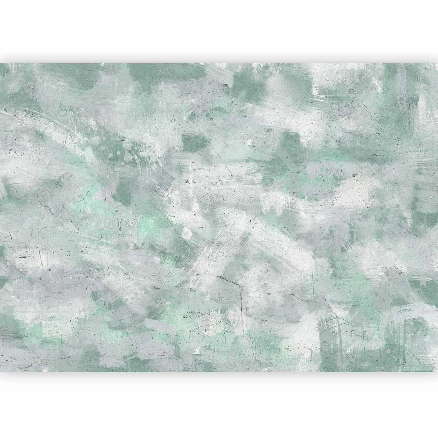 Fototapete „Minze Impression“ – Frischer Look in zarten Mint- und Grüntönen