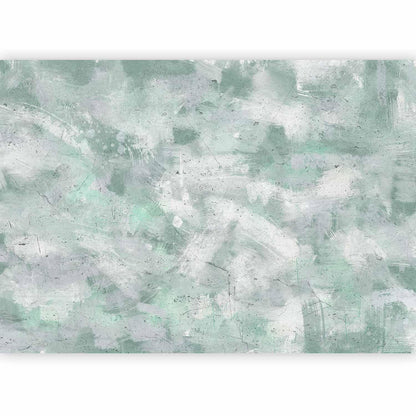 Fototapete „Minze Impression“ – Frischer Look in zarten Mint- und Grüntönen