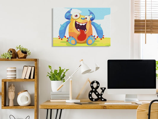Malen nach Zahlen - Cute Monster