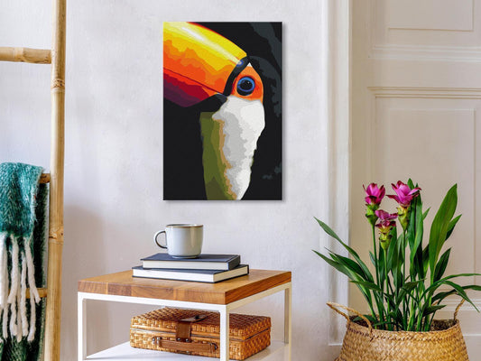 Malen nach Zahlen - Toucan