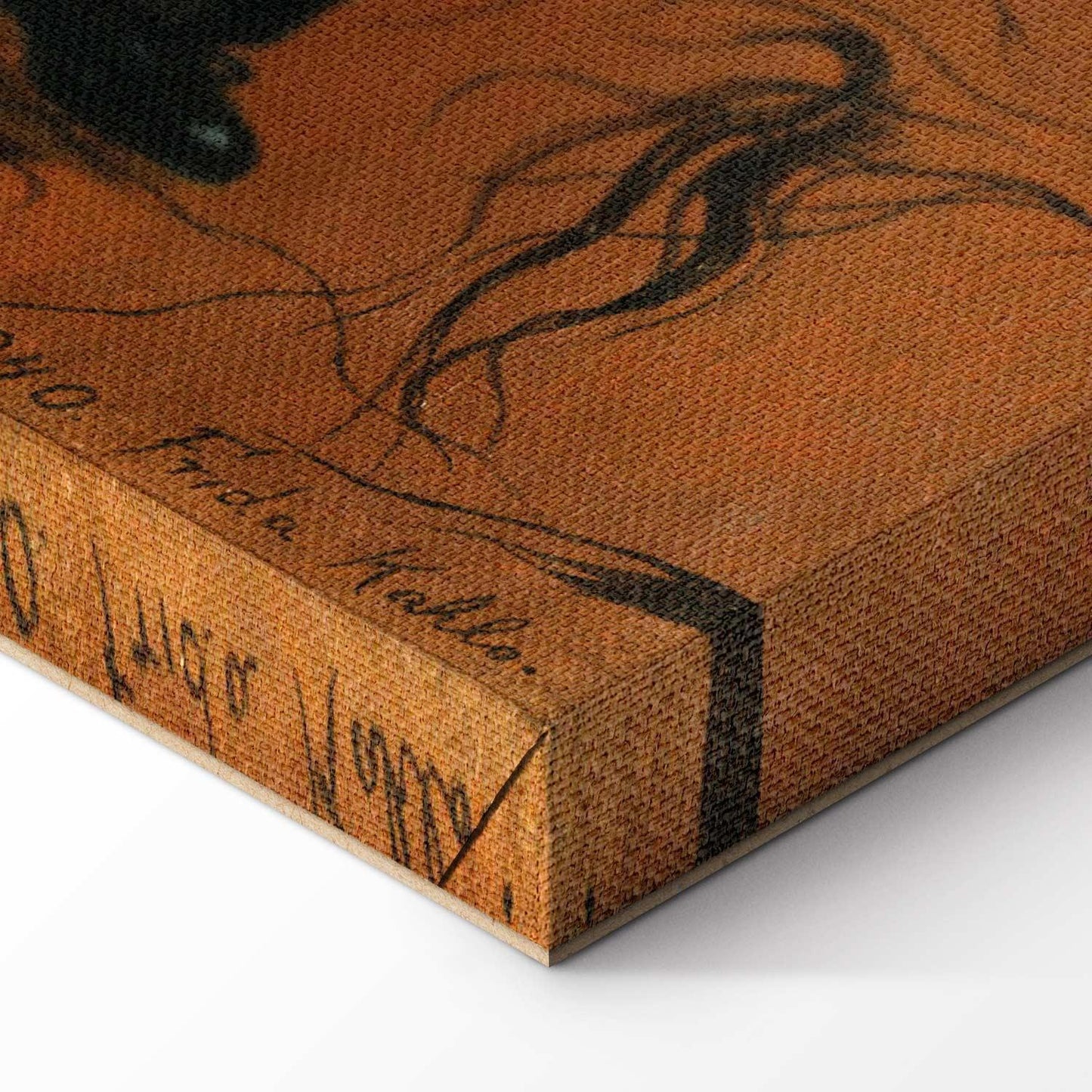 Leinwandbild - Frida Kahlo – Self-Portrait with Cropped Hair