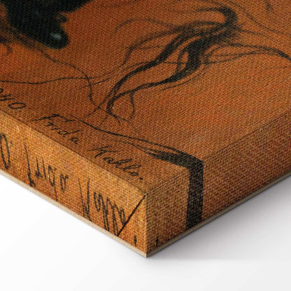 Leinwandbild - Frida Kahlo – Self-Portrait with Cropped Hair