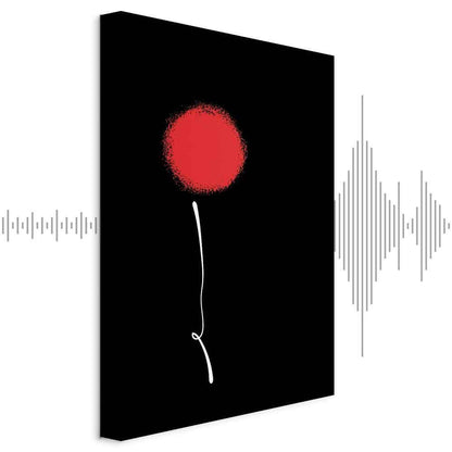 Leinwandbild - Minimalist Flower (1 Part) Vertical