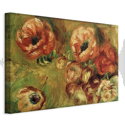 Leinwandbild - Pierre-Auguste Renoir – Les Anémones