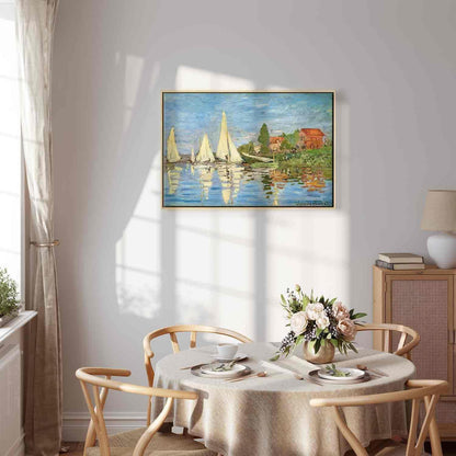 Leinwandbild - Regatta in Argenteuil Artgeist