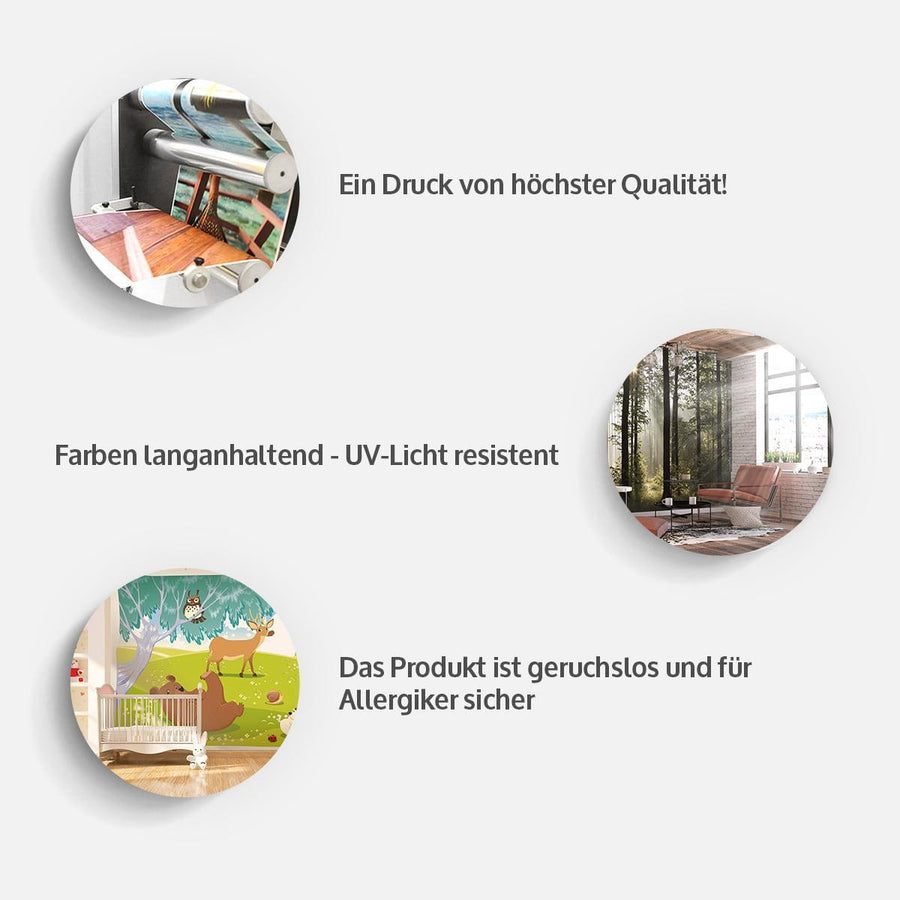 Fototapete – Sepiafarbener Gebirgswald mit Vintage-Charme