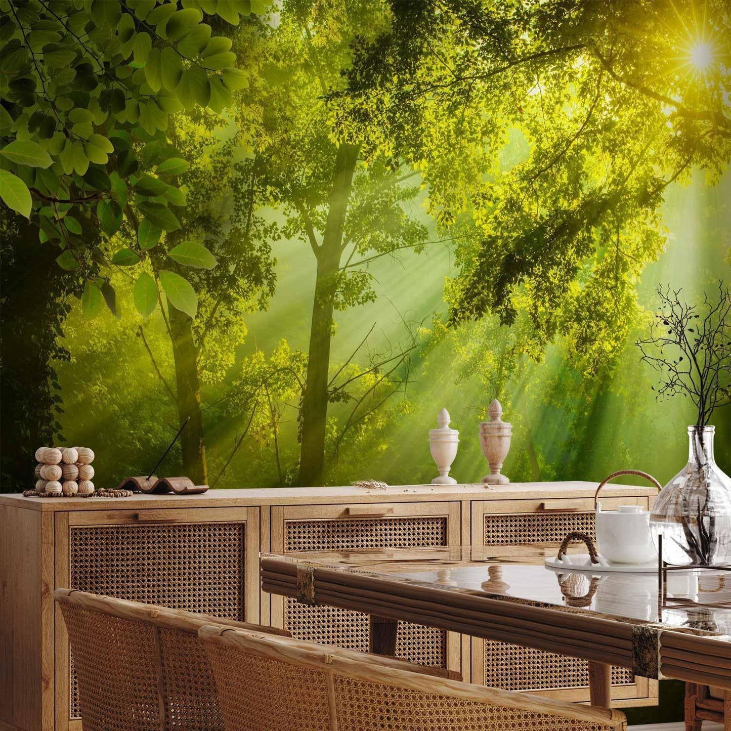 Fototapete - In a Secret Forest