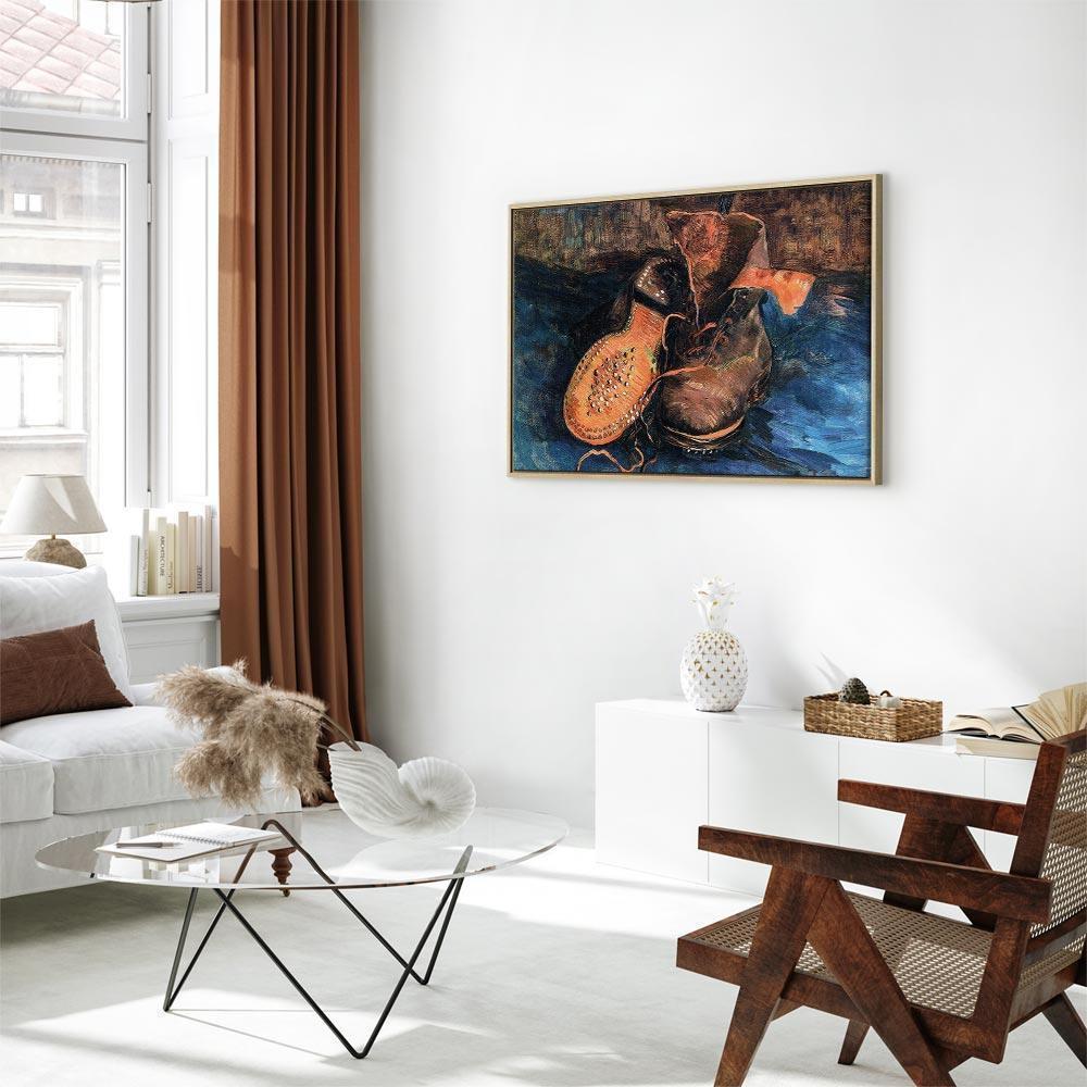 Leinwandbild - Vincent van Gogh – A Pair of Shoes