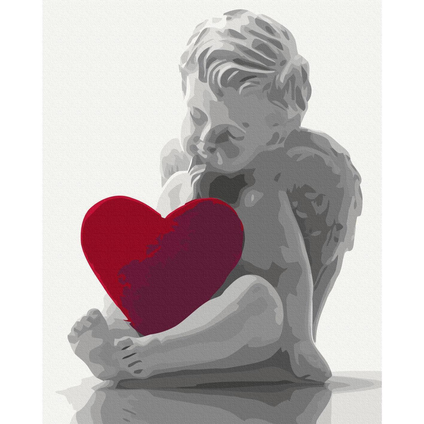 Malen nach Zahlen - Angel (Red Heart)