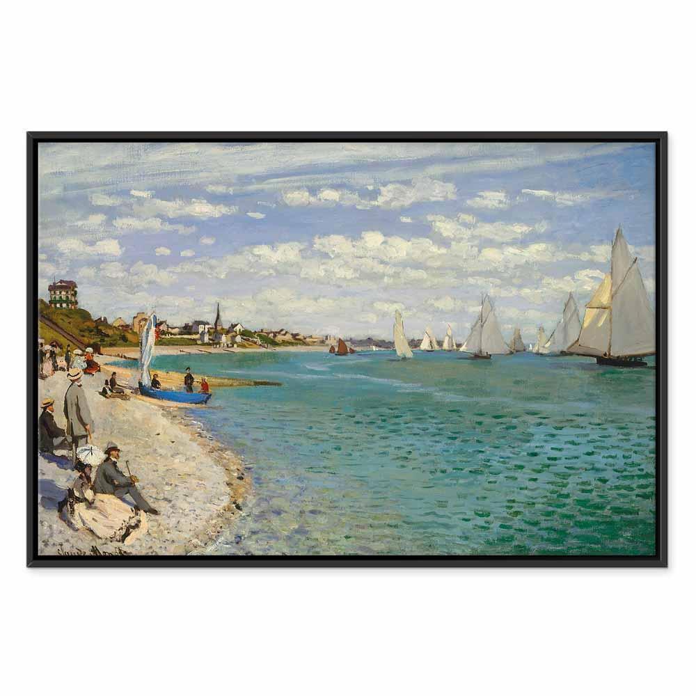 Leinwandbild - Claude Monet – Regatta at Sainte-Adresse