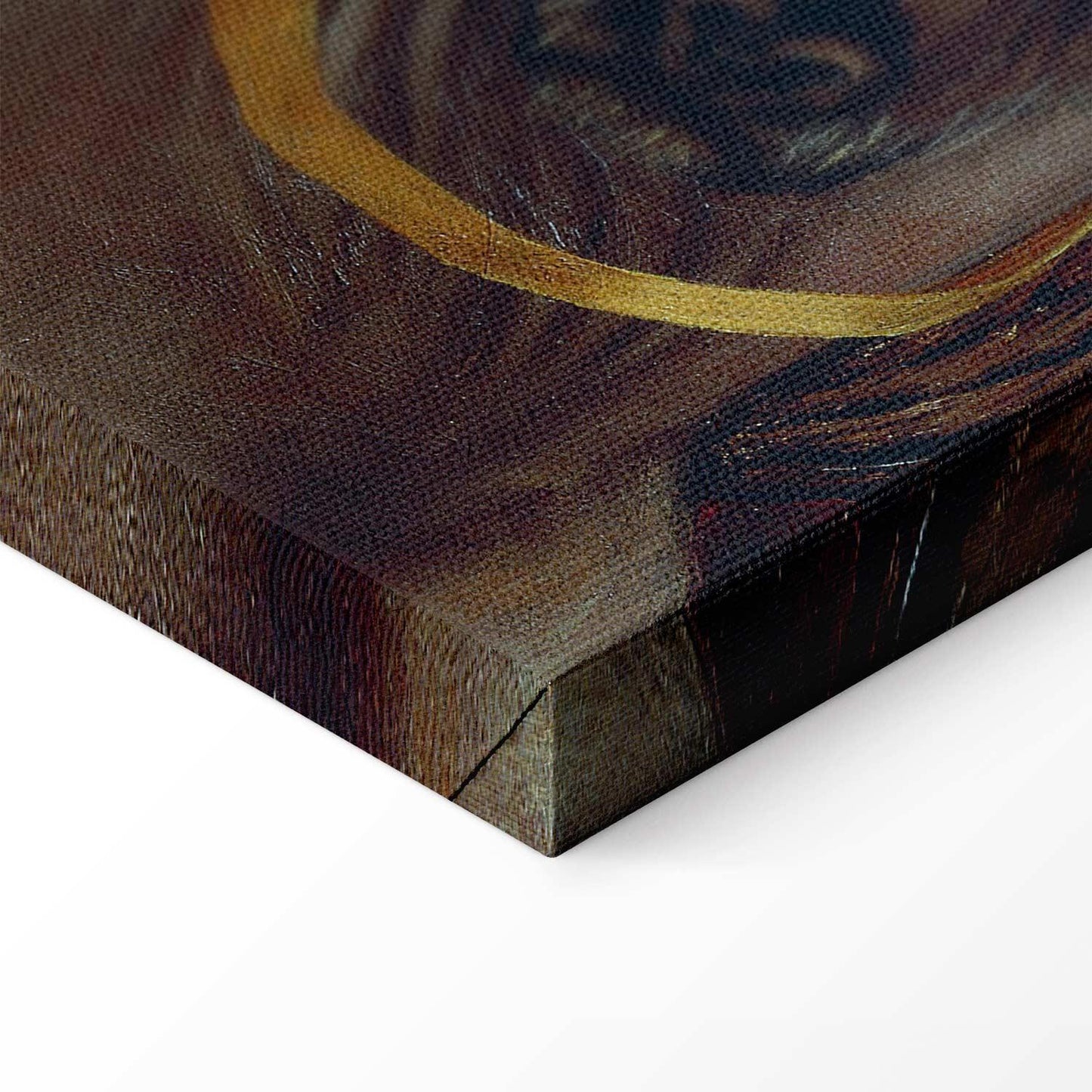 Leinwandbild - Frida Kahlo – Self-Portrait with Changuito