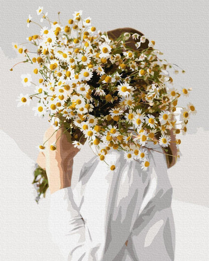 Malen nach Zahlen - Chamomile fan