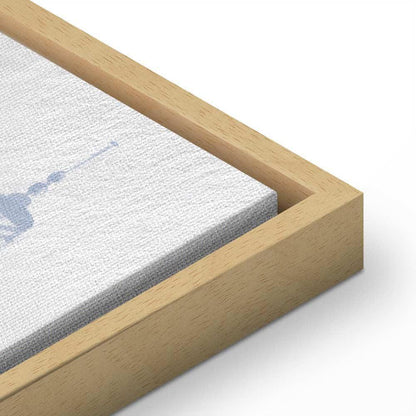 Leinwandbild - Paris in Watercolours (1 Part) Vertical