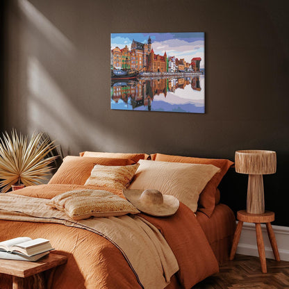 Malen nach Zahlen - Long Pier in Gdańsk