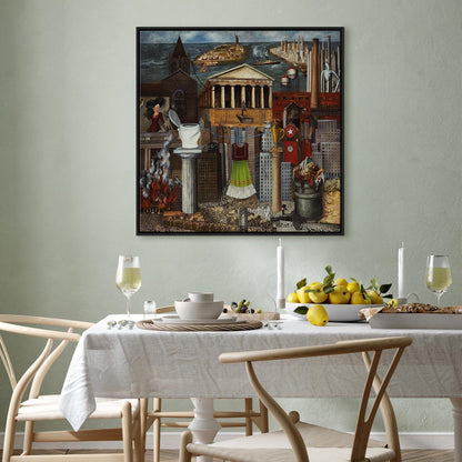 Leinwandbild - Frida Kahlo – My Dress Hangs There