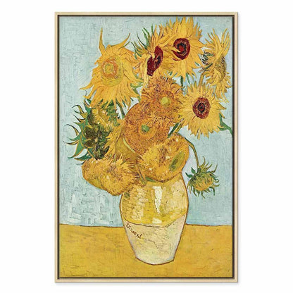 Leinwandbild - Vincent van Gogh – Still Life: A Vase With Twelve Sunflowers III