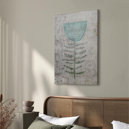 Leinwandbild - Blue Lily (1 Part) Vertical