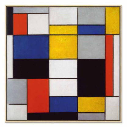 Leinwandbild - Piet Mondrian – Composition A