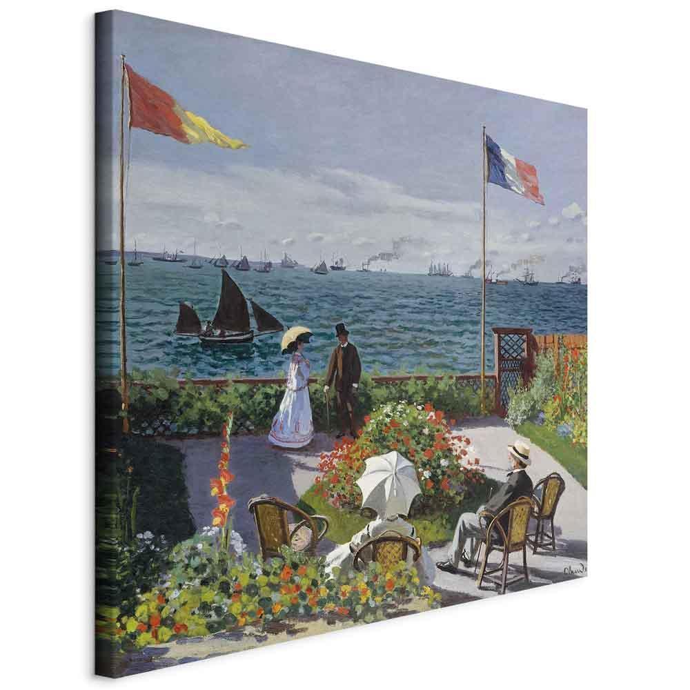 Leinwandbild - Claude Monet – Terrace at Sainte-Adresse