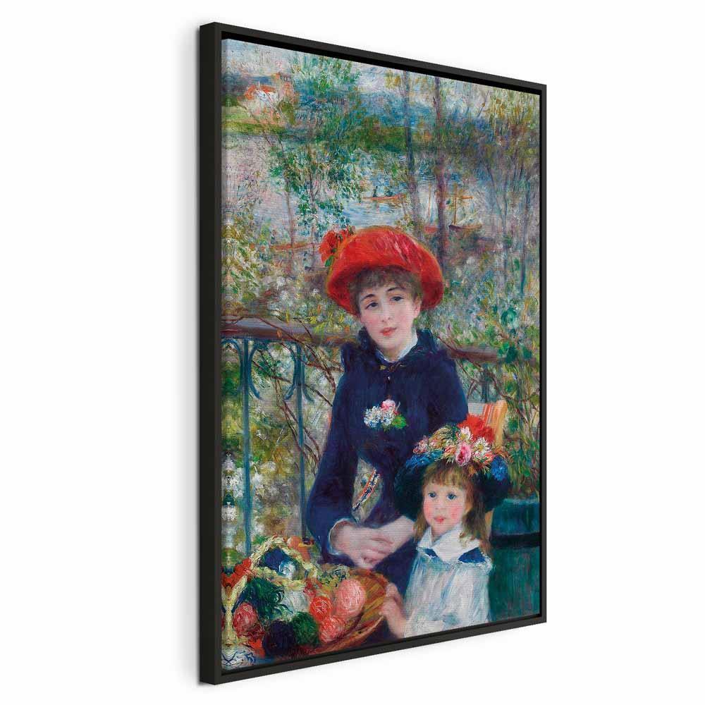 Leinwandbild - Pierre-Auguste Renoir – Two Sisters (On the Terrace)