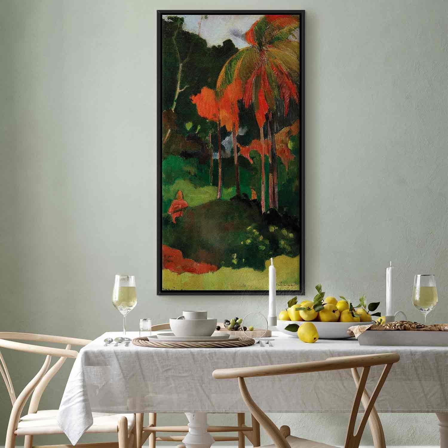 Leinwandbild - Mahana maa I (Paul Gauguin) Artgeist