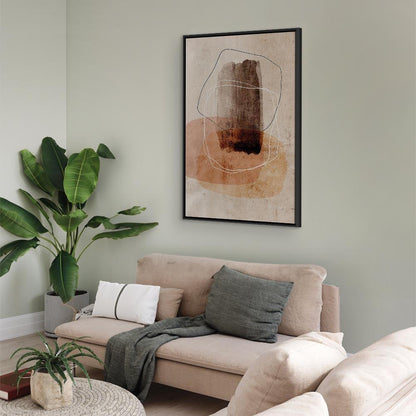 Leinwandbild - Circle of Desires (1 Part) Vertical