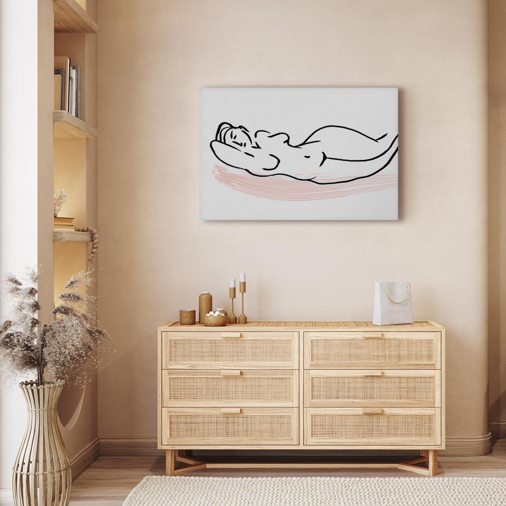 Leinwandbild - Sunbathing (1 Part) Wide