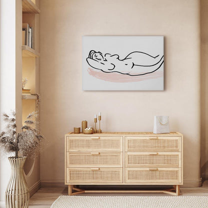 Leinwandbild - Sunbathing (1 Part) Wide