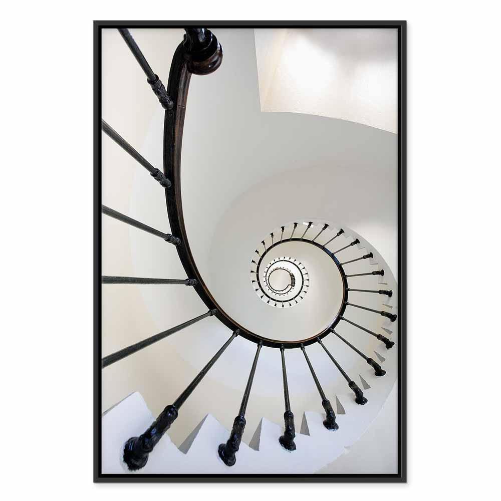 Leinwandbild - Endless Stairs (1 Part) Vertical