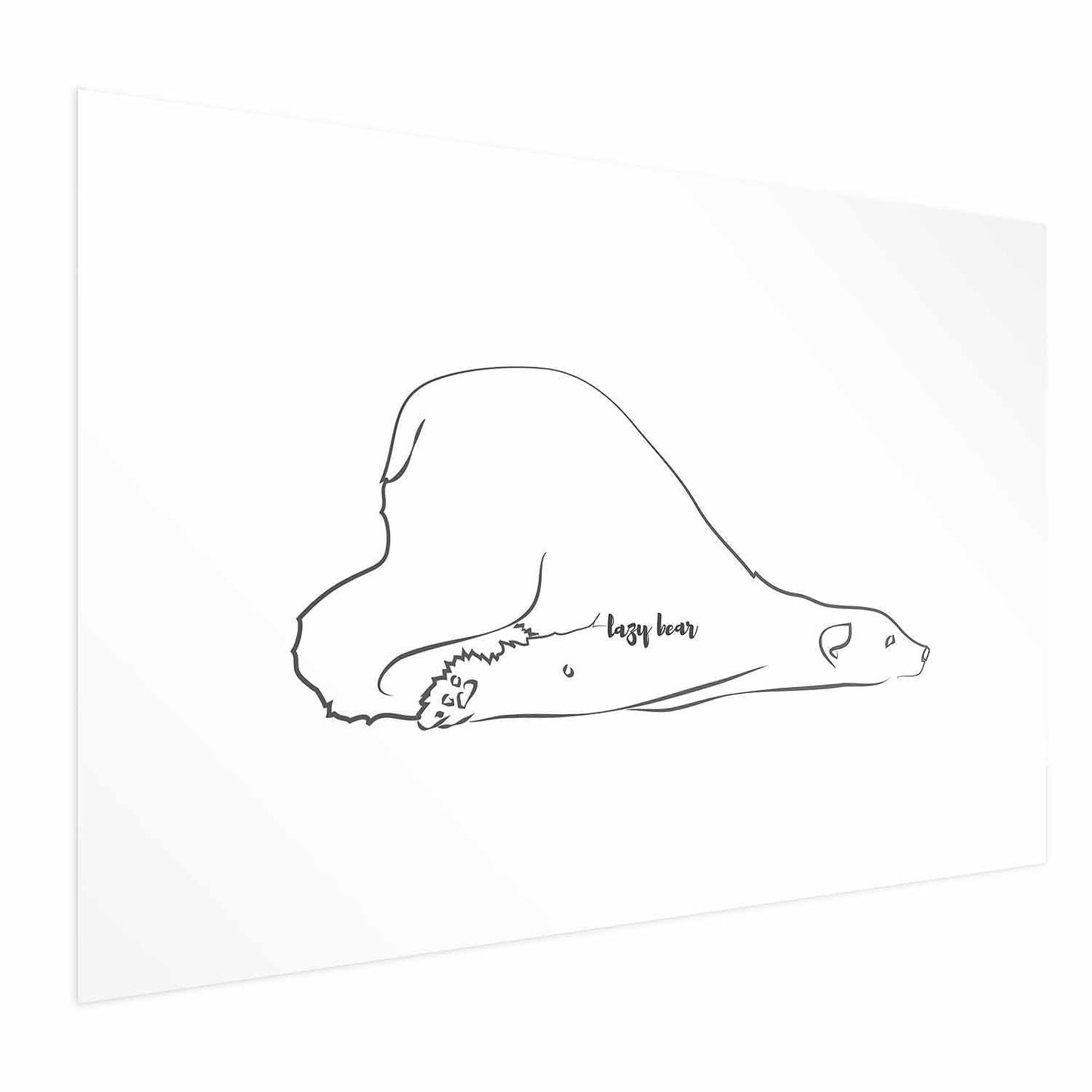 Poster - Lazy Bear Artgeist