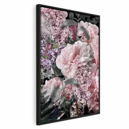 Leinwandbild - Among Flowers (1-part) - Blooming Plants in Nature's Colors