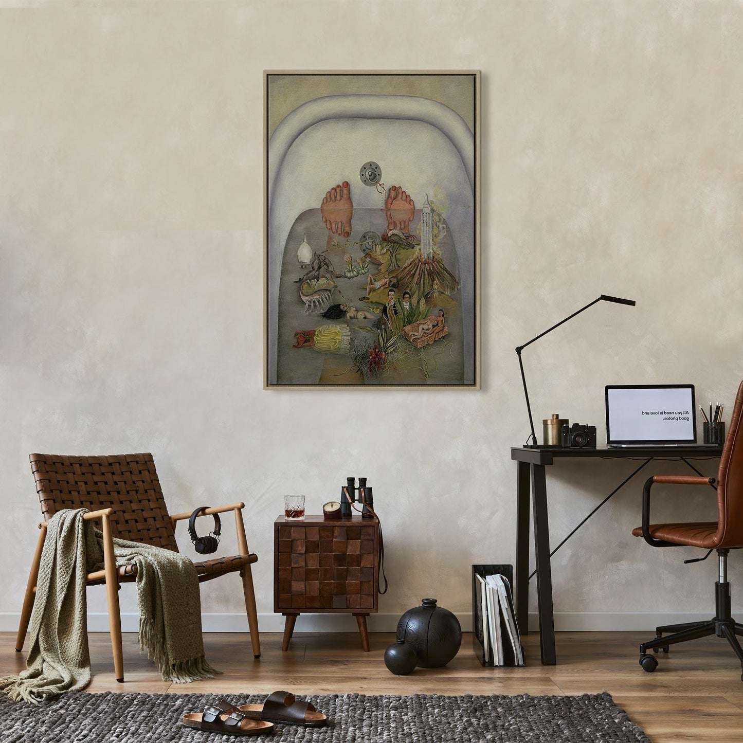 Leinwandbild - Frida Kahlo – What the Water Gave Me