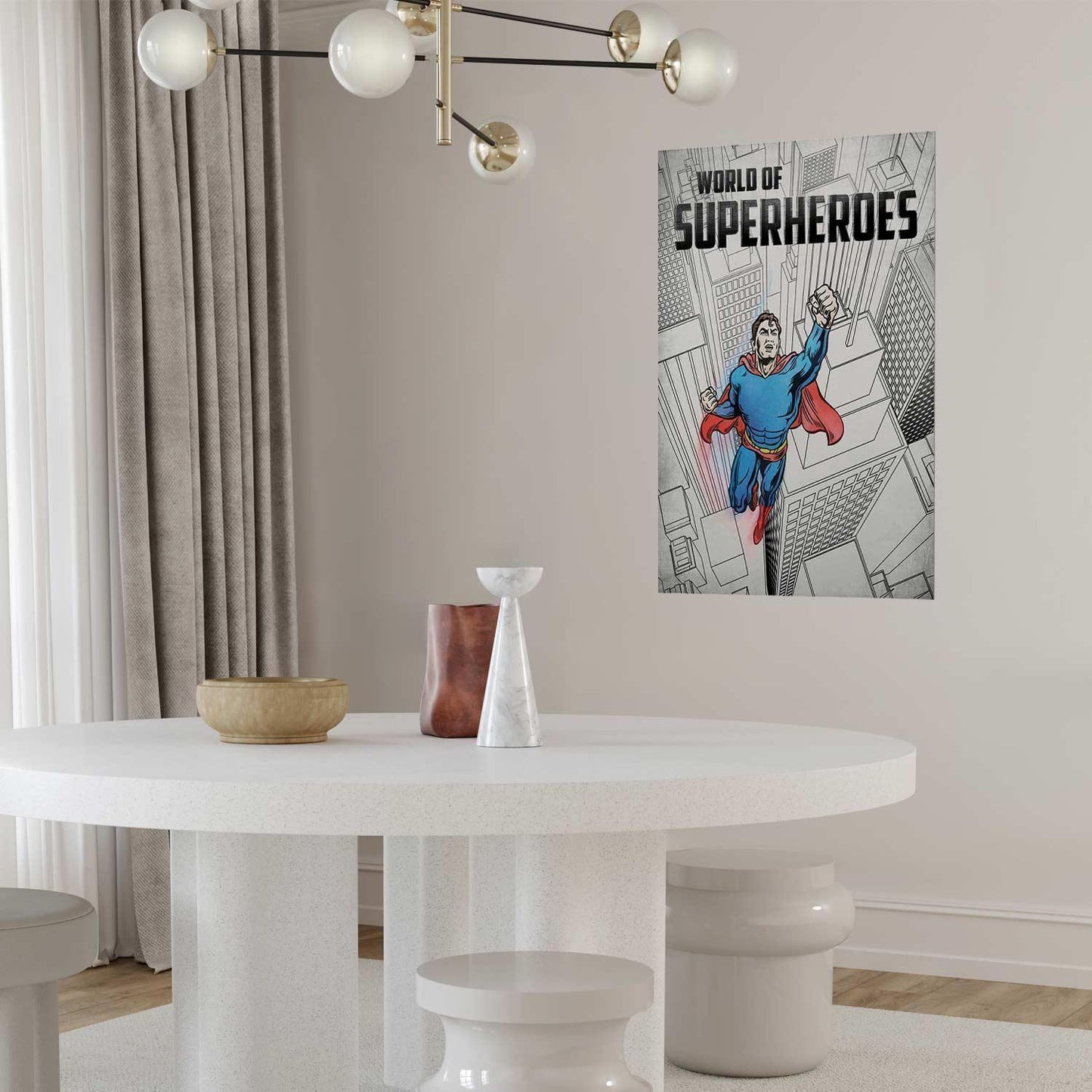 Poster - World of Superheroes Artgeist