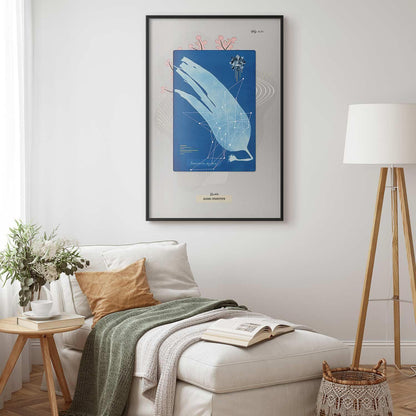 Poster „Algen“ – Natürliches Wandposter in neutralen Tönen