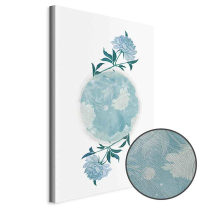 Leinwandbild - Floral Planet (1 Part) Vertical