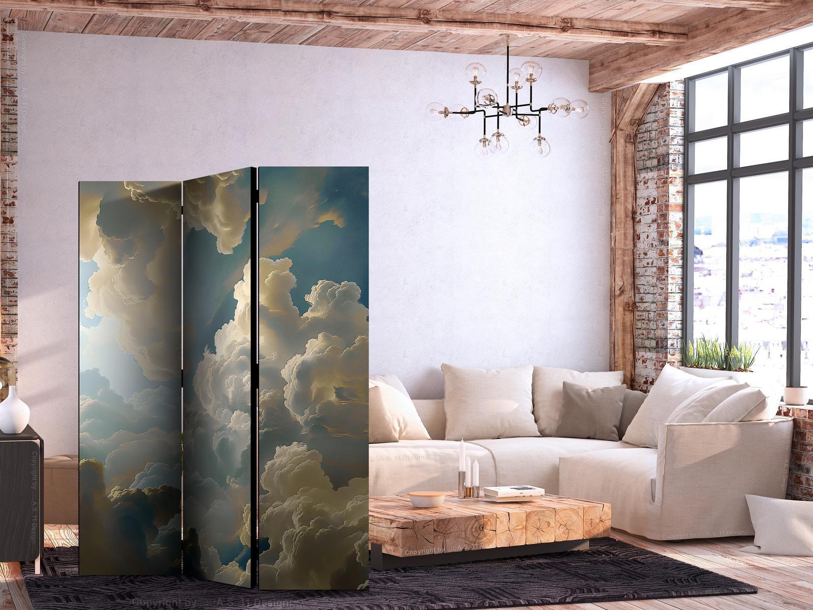 Paravent - Sun and Shadows: A Theatrical Display of Nature High Above the Ground Artgeist