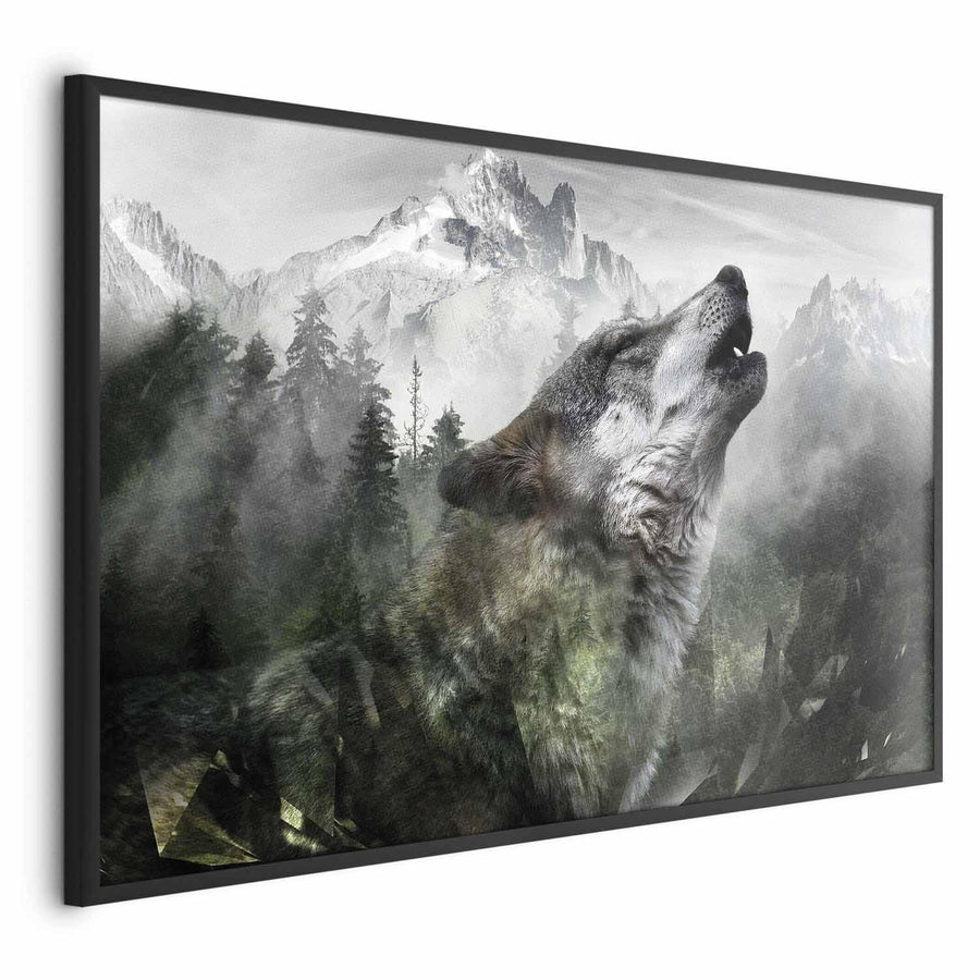 Poster - Howling Wolf Artgeist