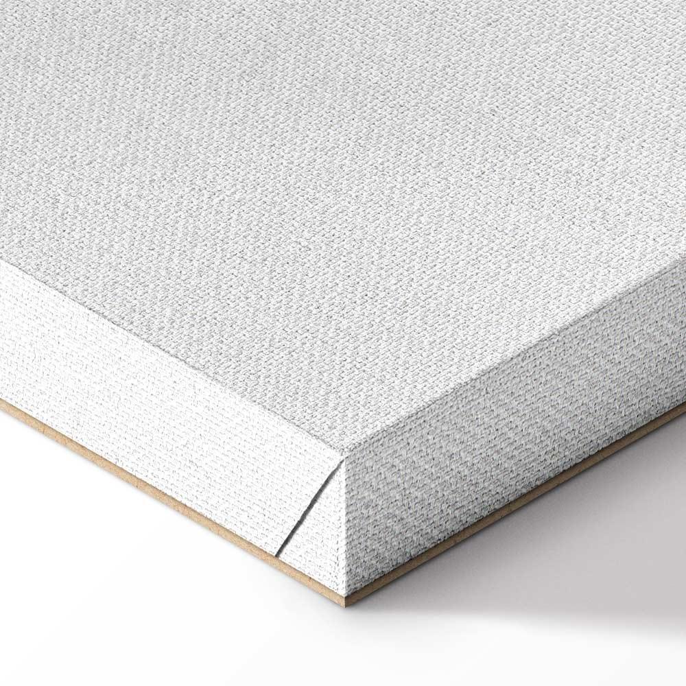 Leinwandbild - Fish in Pastels - Stylized Fish Against Gradient Shapes