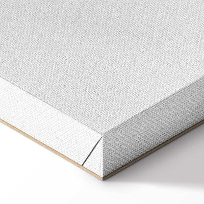 Leinwandbild - Fish in Pastels - Stylized Fish Against Gradient Shapes