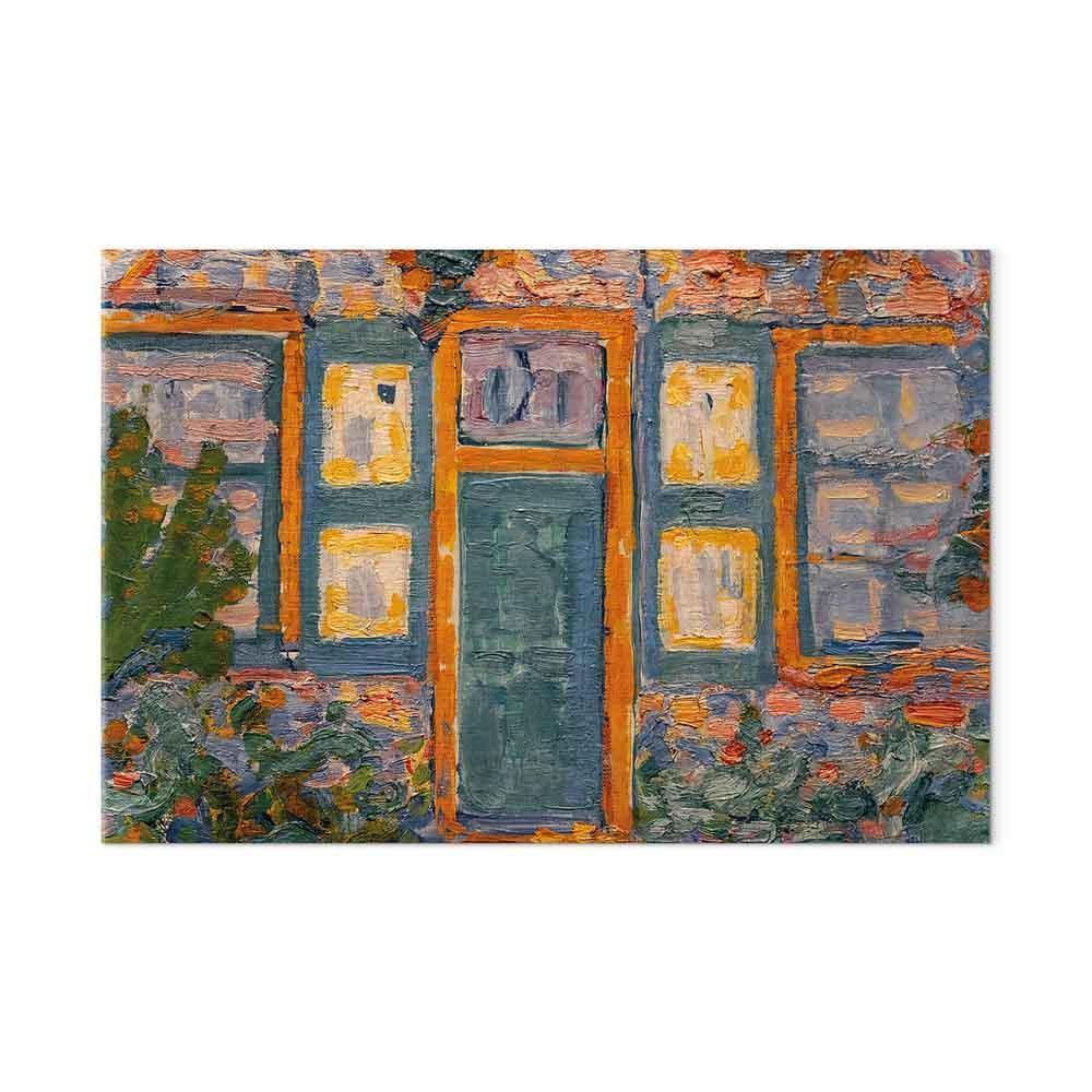 Leinwandbild - Piet Mondrian – House in Sunlight