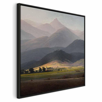 Leinwandbild - Caspar David Friedrich – The Great Mountains